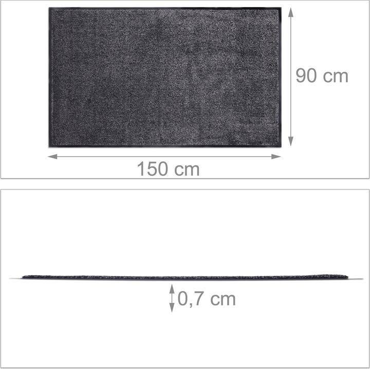 Immagine prodotto Relaxdays Zerbino asciugapassi (150 x 90 x 1 cm)