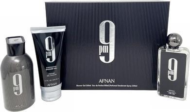 Afnan 9PM - EDP 100 ml + gel sprchovï¿½ 200 ml + deodorante 250 ml (Set di manicure)