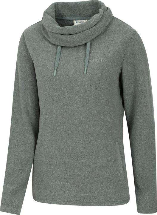 Actual product image Mountain Warehouse Womens/Ladies Hebridean Cowl Neck Fleece Top (40 D)