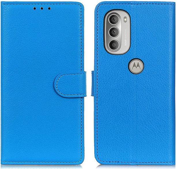 Produktbild MU Classic Litchi Leder Bookcover Series (Motorola Moto G51 5G)