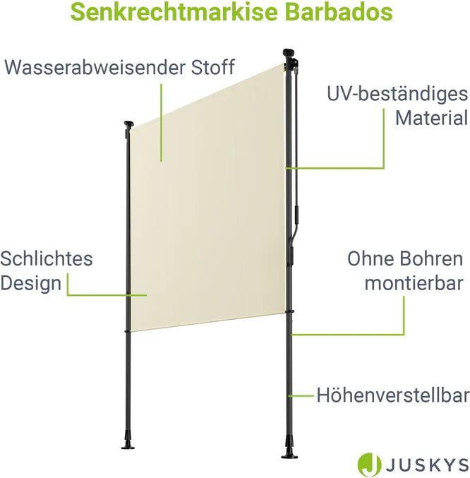 Actual product image Juskys Senkrechtmarkise Barbados (1.20 m)
