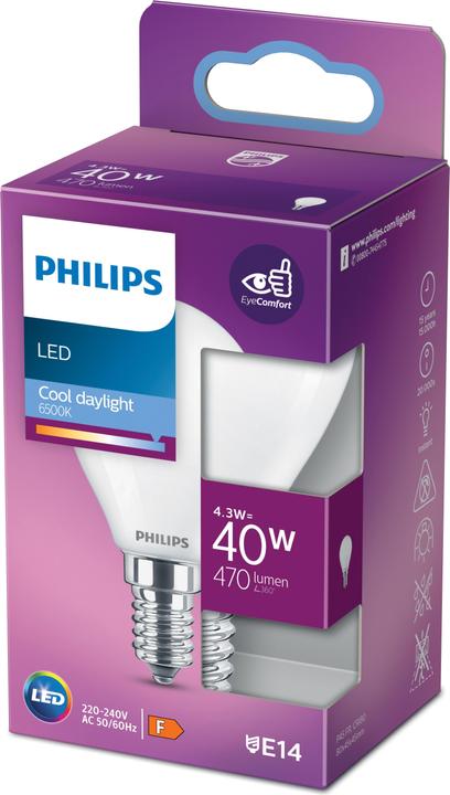 Immagine prodotto Philips bianco (E14, 4.30 W, 470 lm, 1 x, F)