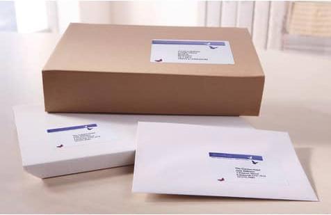 Actual product image Avery Versand labels