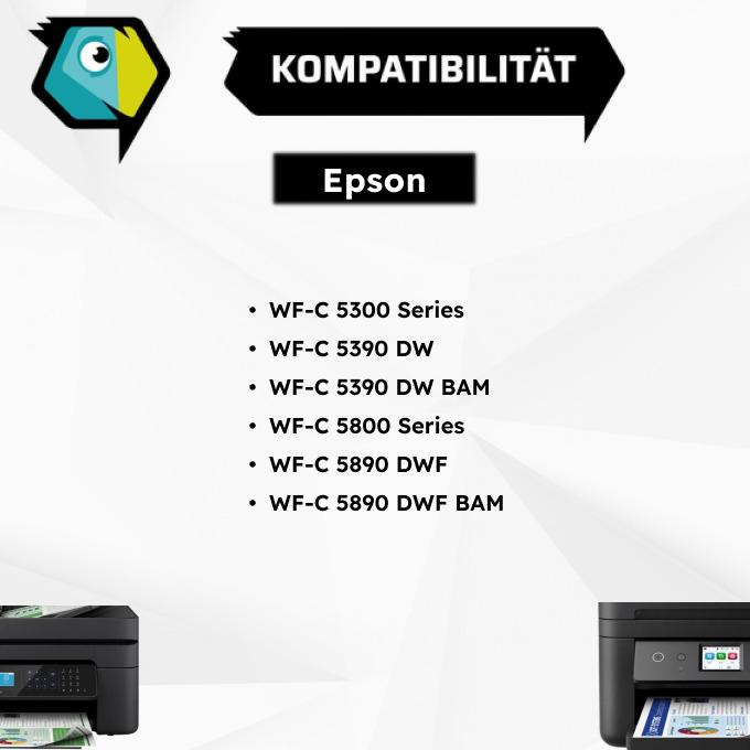 Actual product image Inkadoo Ink Cartridges compatible with Epson C13T01940110 / T019 Ink Cartridge, black Black (FC)