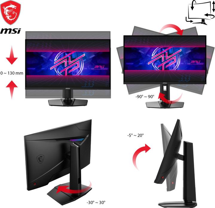 Produktbild MSI MPG 274URFDE QD (3840 x 2160 Pixel, 27")