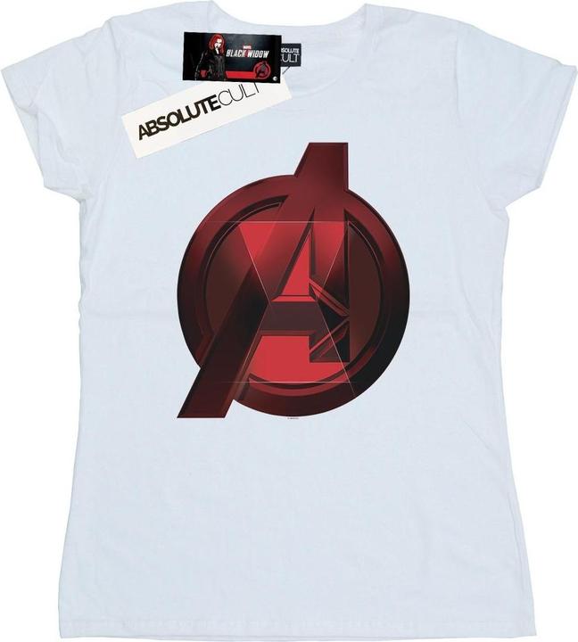 Immagine prodotto Femme/Les femmes Vedova Nera Film Avengers Logo - Maglietta in cotone (M)