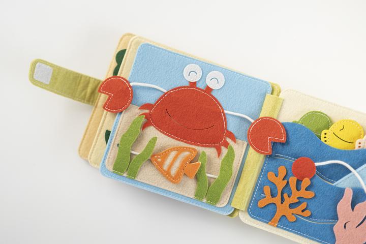 Image du produit Birnelino Mini Felt Book - Ours et le ballon d'air chaud
