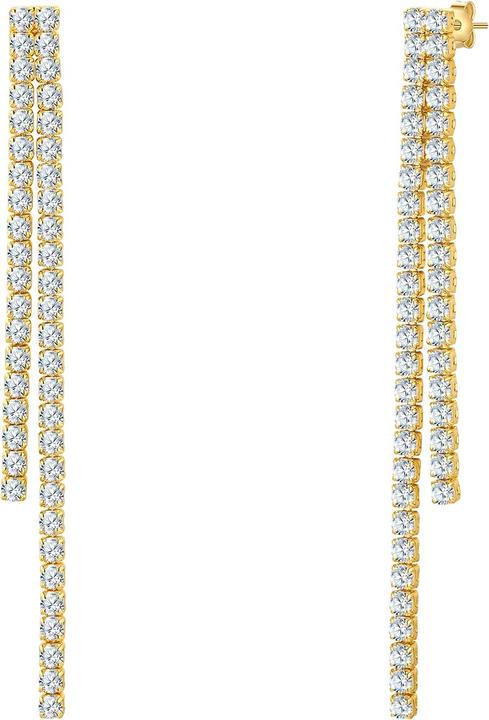 Produktbild Glanzstücke München Damen Sterling Silber Zirkonia Gelbgold - 34426 (Sterling Silber)