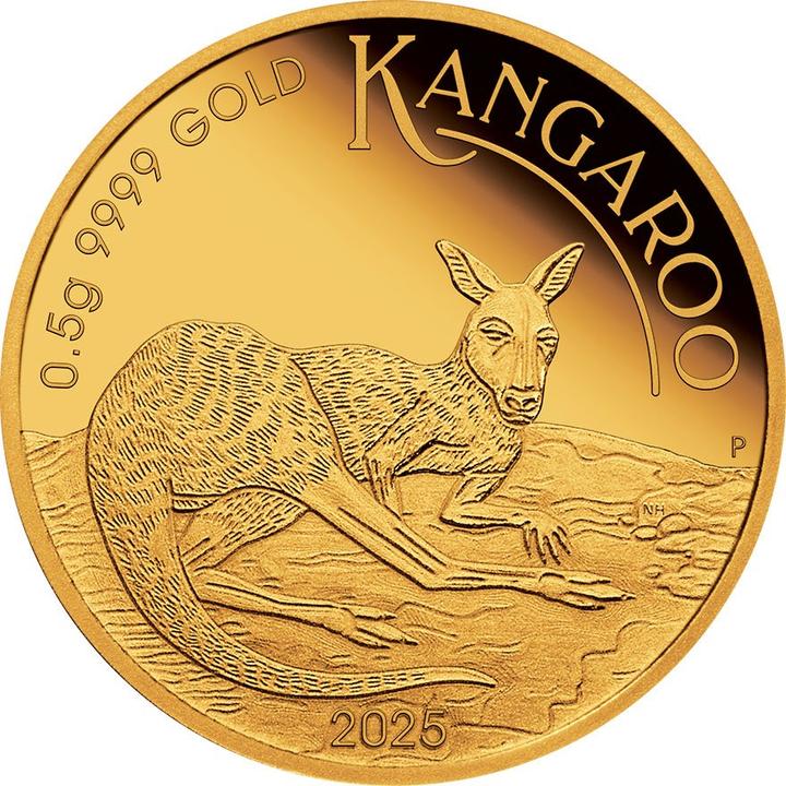 Immagine prodotto The Perth Mint Gold Känguru 0,5 g PP - Mini Roo 2025 (999.90, 2025)