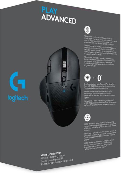Actual product image Logitech G604 Lightspeed (Wireless)
