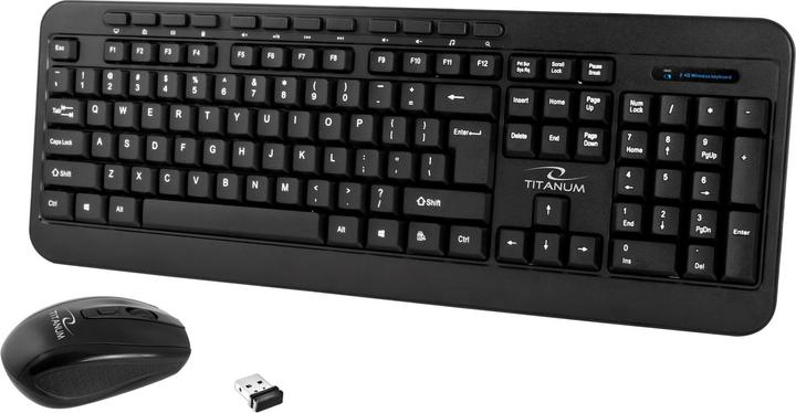Actual product image Titanum + Mouse Titanium (US, Cable)