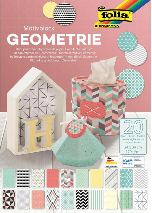 Actual product image Folia Motif block (270 g/m², 20 x)