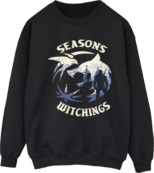 Actual product image Netflix Womens/Ladies The Witcher Christmas Wolf Sweatshirt (XL)