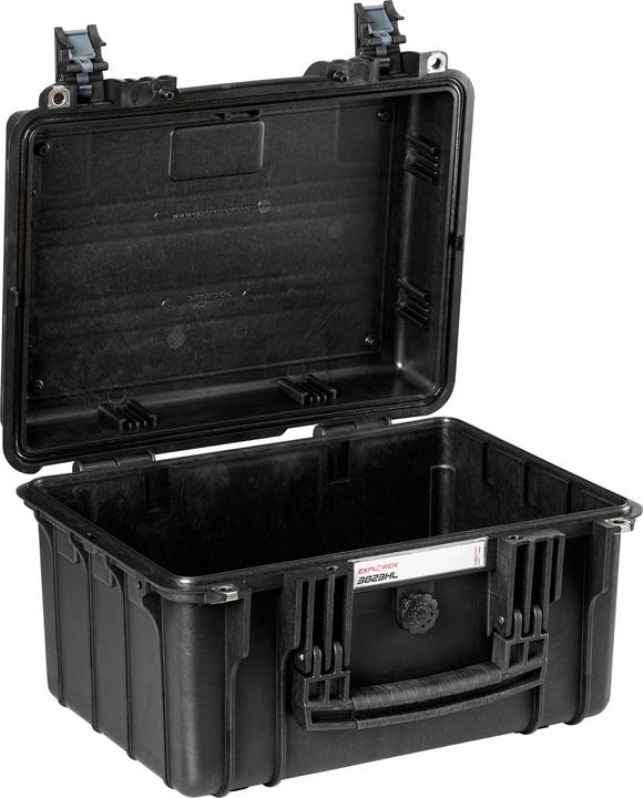 Productafbeelding Explorer Cases Buitenkoffer 3823HL.B E zwart leeg (B x H x D) 38 x 27 x 23 (Camera heuptasje, 23 l)