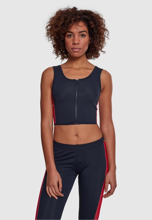 Produktbild Urban Classics Ladies Side Stripe Cropped Zip Top (XL)