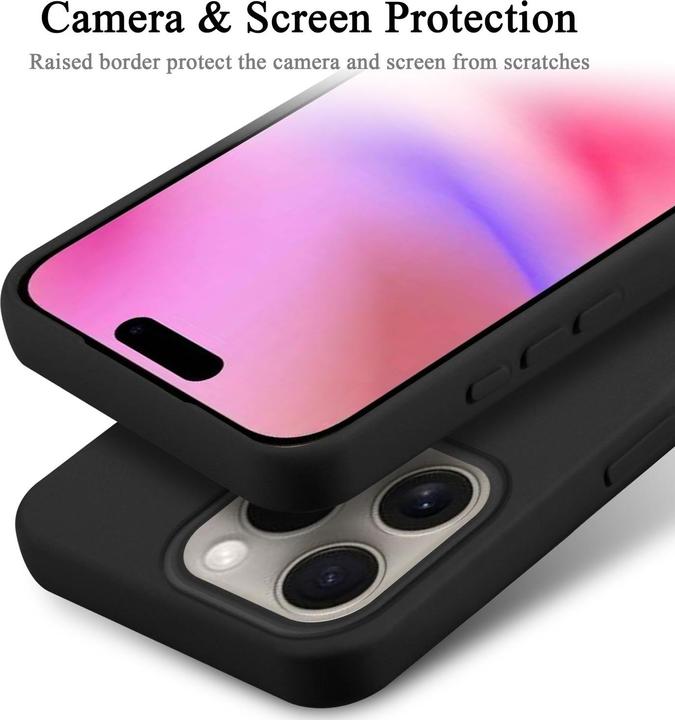 Produktbild Cadorabo Hülle für iPhone 16 PRO MAX TPU im Liquid Schutz Design (Apple iPhone 16 Pro Max)