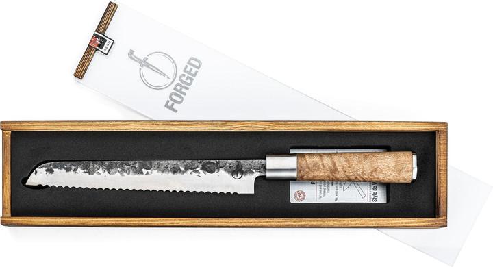 Actual product image Forged Bread knife, 20.5 cm, Brown (20.50 cm)