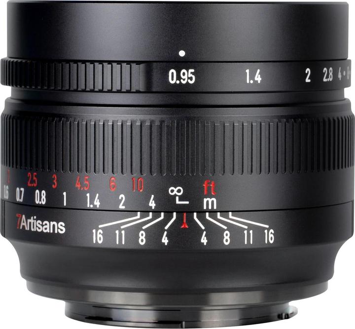 Produktbild 7artisans 50mm f/16 - 0,95, Fuji X (Fujifilm X, APS-C / DX)