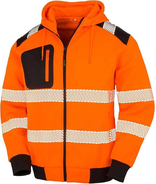 Produktbild Result Robust Hoodie Mit Durchgehendem Reissverschluss Sicherheit (XXL)