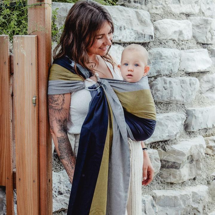 Image du produit Hoppediz Babytragetuch gewebter Ring-Sling (2 m)