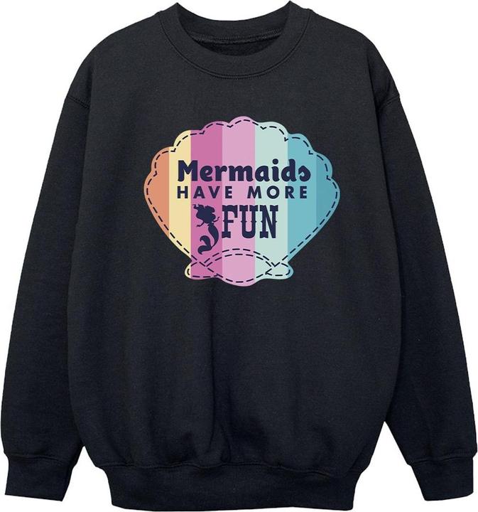 Actual product image Disney Girls The Little Mermaid Fun Sweatshirt (128)