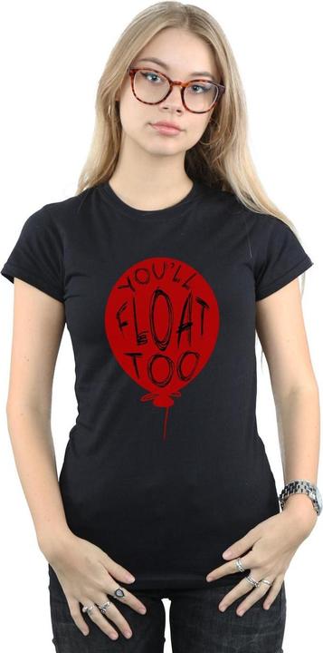 Actual product image Universal Textiles Womens/Ladies Pennywise You'll Float Too Cotton T-Shirt (XXL)