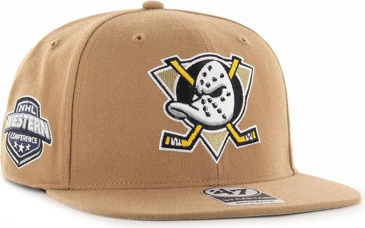 Produktbild 47 Brand Snapback Cap - Sure Shot Anaheim Ducks Camel Beige