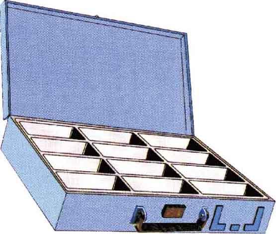 Actual product image Dresselhaus Assortment box with 12 compartments W 33cm / H 5cm / D 23cm