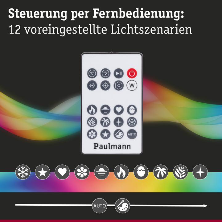 Immagine prodotto Paulmann Tubo flessibile EntertainLED Nero Neon (RGB, 150 cm, Interno)