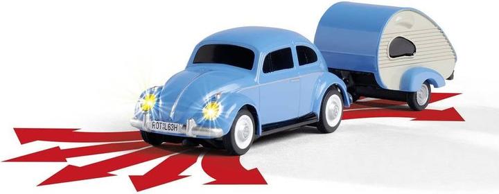 Actual product image Carson 1:87 VW Beetle w. trailer 2.4G 100% RTR (RTR Ready-to-Run)