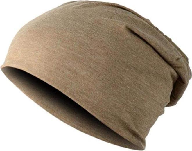 Produktbild JTI Dünne Beanie im Baggy-Stil - Hellbraun