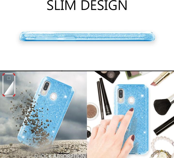 Actual product image Nalia Glitter cover (Samsung Galaxy A40)