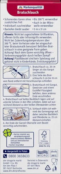 Produktbild dm Profissimo Bratschlauch