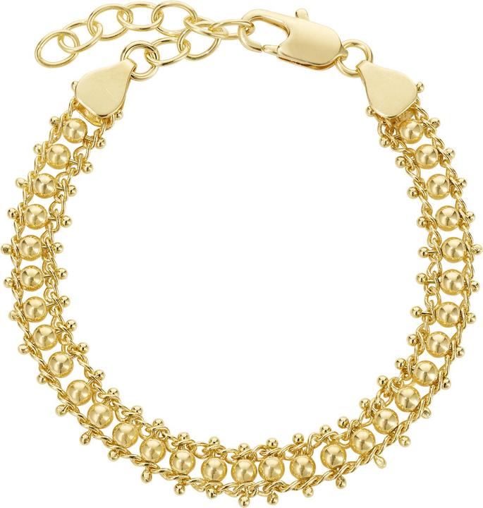 Produktbild Steinkult Armband vergoldet "Eva" (20 cm, Messing 18 Kt. Vergoldet)