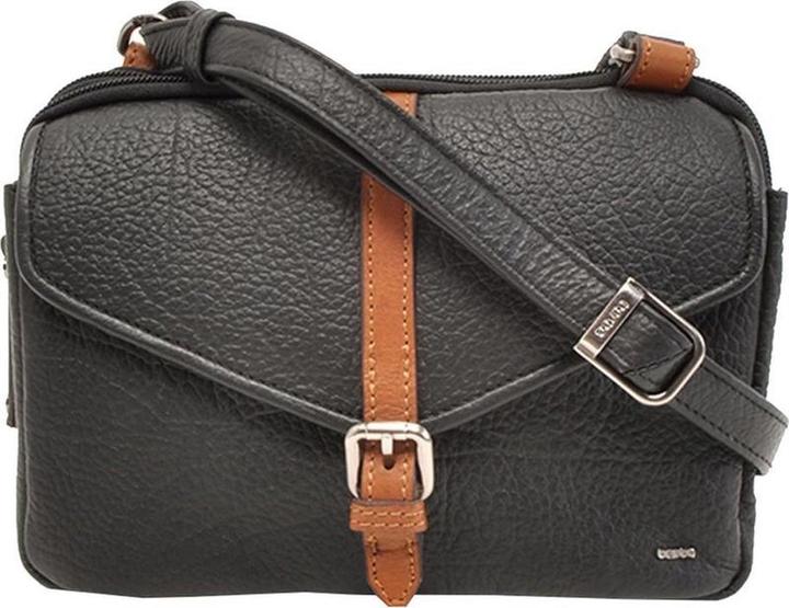Actual product image Berba Kleine Crossbodybag / Shoulder bag Ladies - Leather - Chamonix - Black