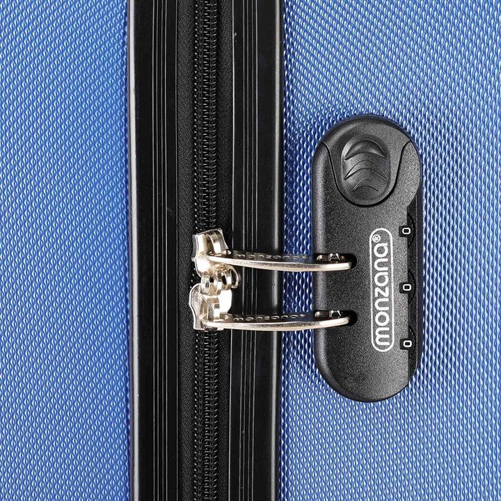 Immagine prodotto Monzana Set di valigie (89 l, Bagaglio a mano (fino a 50 litri), M (50 - 90l), L (90 - 115l))