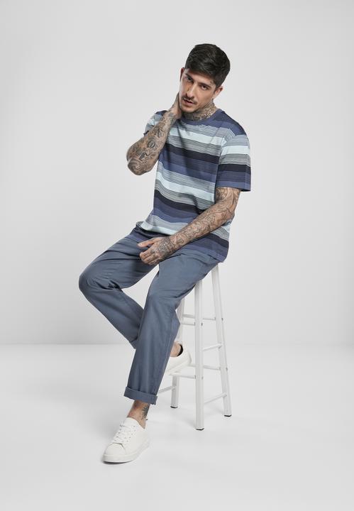 Actual product image Urban Classics Yarn Dyed Sunrise Stripe Tee (L)