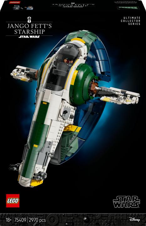 Produktbild LEGO 75409 Jango Fetts Sternenschiff der Firespray-Klasse (75409, LEGO Star Wars)