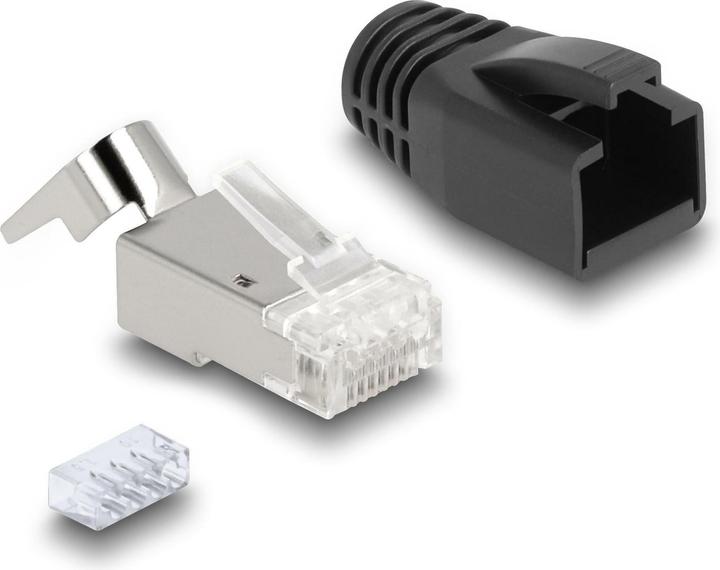 Delock Network cable (S/FTP, CAT6a, 0.02 m)
