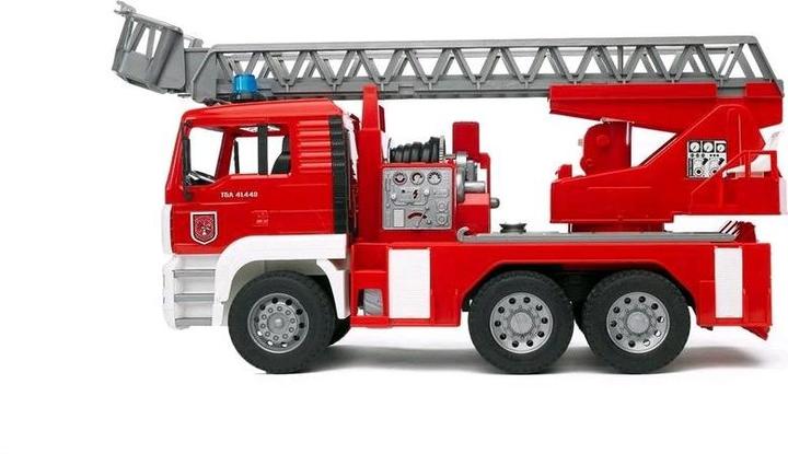Actual product image Bruder Man fire department with turntable ladder