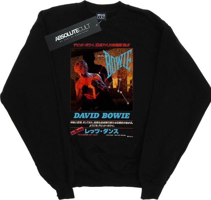 Actual product image David Bowie Mens Asian Poster Sweatshirt (XXL)