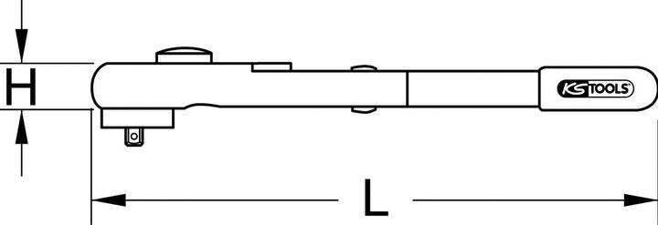 Immagine prodotto KS Tools Chiave dinamometrica isolata da 1/2"", 20-100Nm (1/2", 20 Nm, 100 Nm)