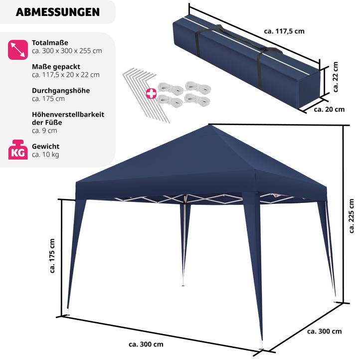 Image du produit tectake Linosa (300 cm, 300 cm)