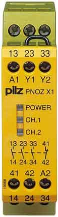 Immagine prodotto Pilz Relè di sicurezza 24V ca/cc PNOZ/X1