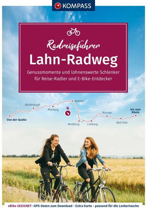 Produktbild RadReiseFührer Lahnradweg (Deutsch, Kompass, 2022)