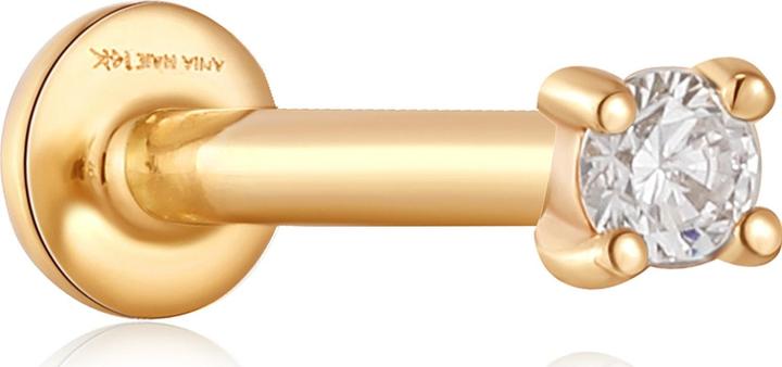 Produktbild Ania Haie 14kt Gold Stargazer Natural Diamond Single Labret Ohrringe (585er Gelbgold)