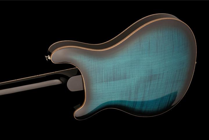 Produktbild PRS SE Hollowbody II Piezo Peacock Blue Burst (E-Gitarre, mahogany, Ebony, Beveled Maple Top with Flame Maple Veneer, Beveled Maple Back with Flame Maple Veneer)