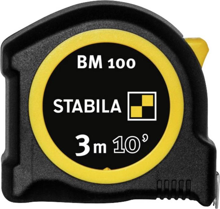Actual product image Stabila Pocket tape measure BM 100, cm/inch scale (cm)