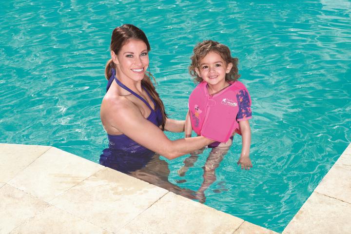 Actual product image Bestway swimming vests with sleeves, 18-30kg, 3-6 years, assorted, 32147
