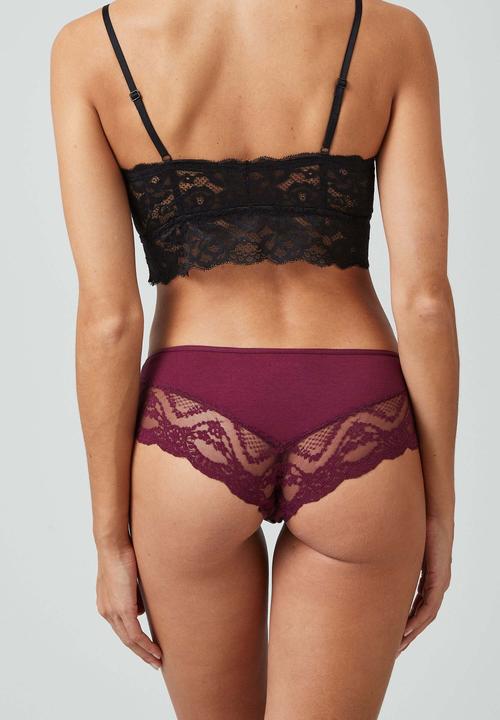 Produktbild Snocks Hipster Panties mit Spitze (XL, 3er Pack)